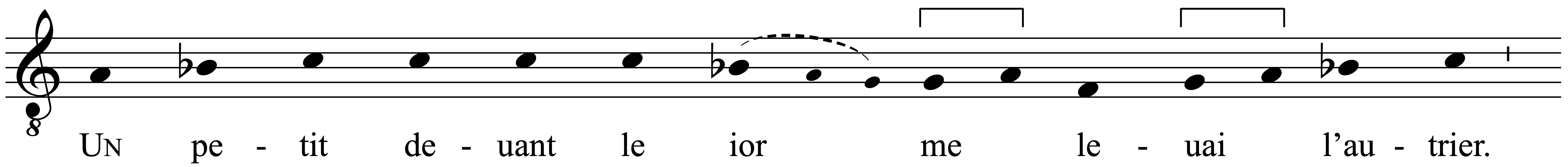 Work musical notation